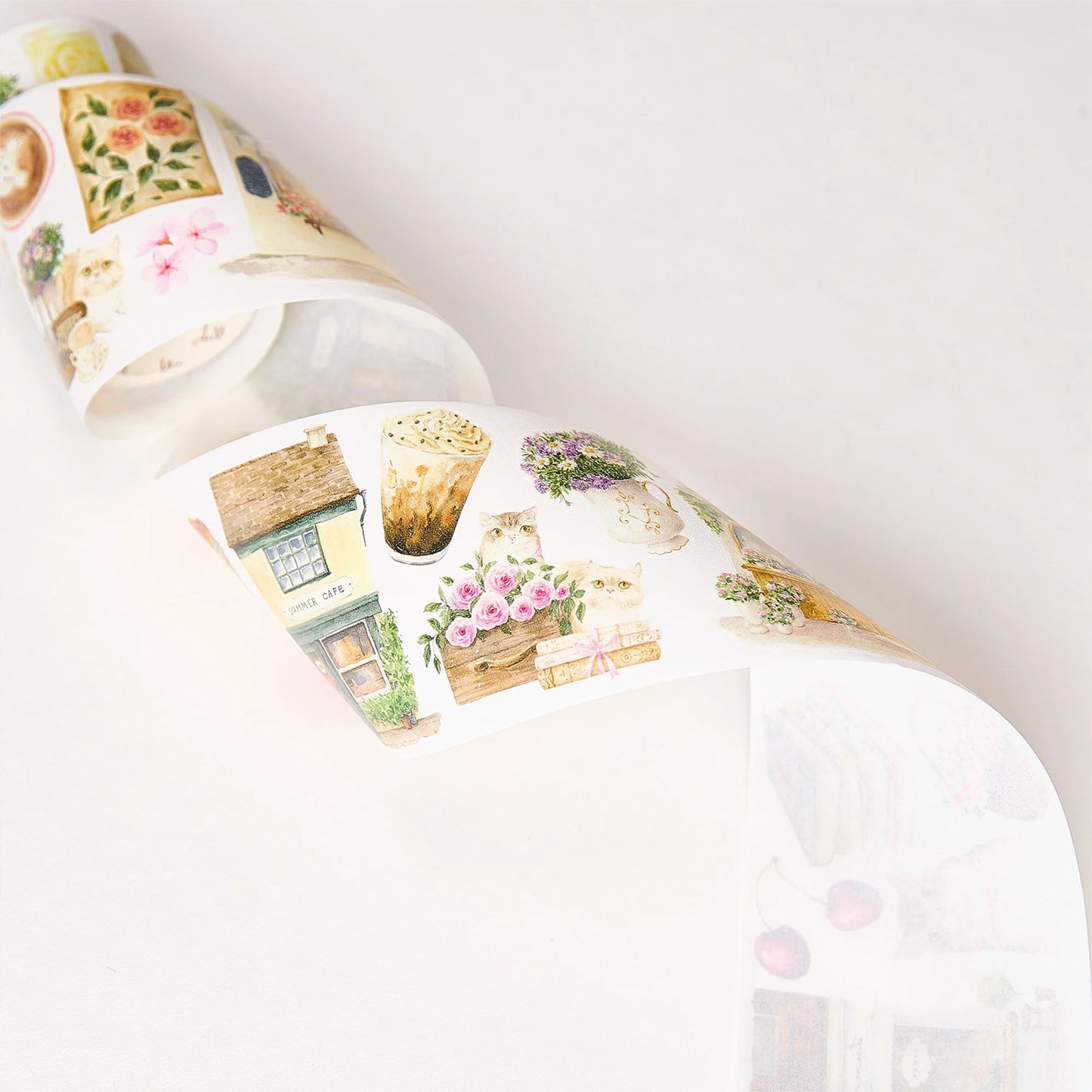 The Washi Tape Shop - Washi o PET Stickers L - Summer Café