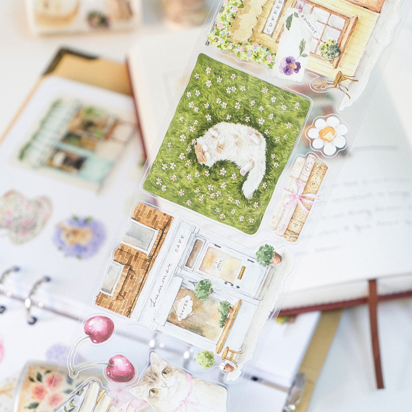 The Washi Tape Shop - Washi o PET Stickers L - Summer Café