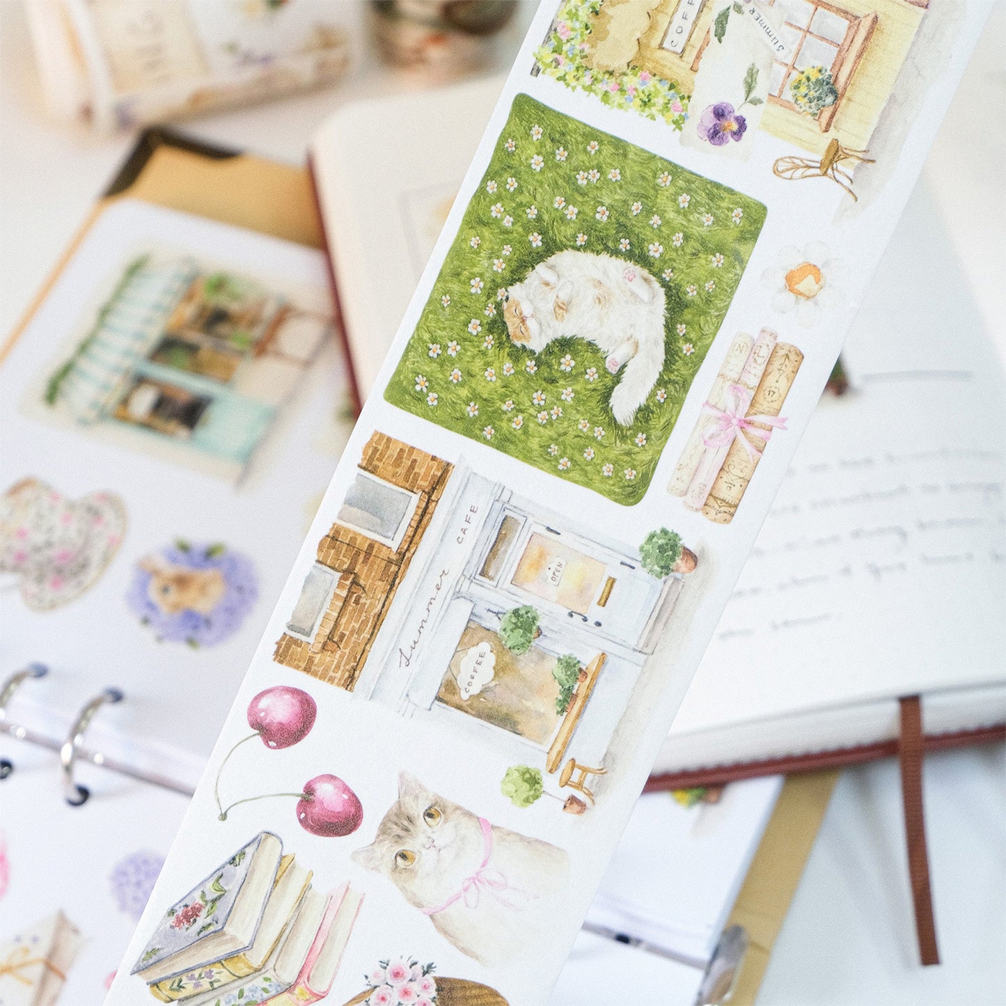 The Washi Tape Shop - Washi o PET Stickers L - Summer Café