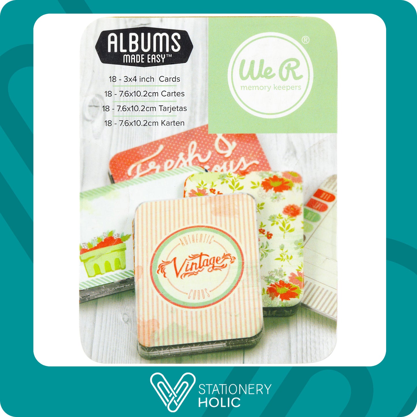 We R Makers - Journaling Cards 3 x 4 - Vintage Garden
