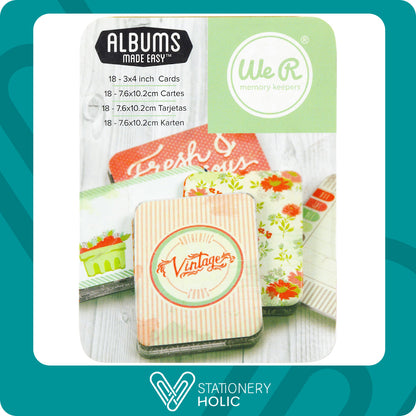 We R Makers - Journaling Cards 3 x 4 - Vintage Garden