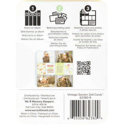 We R Makers - Journaling Cards 3 x 4 - Vintage Garden