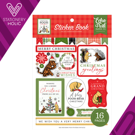 Echo Park - Sticker Book - Winnie The Pooh Christmas
