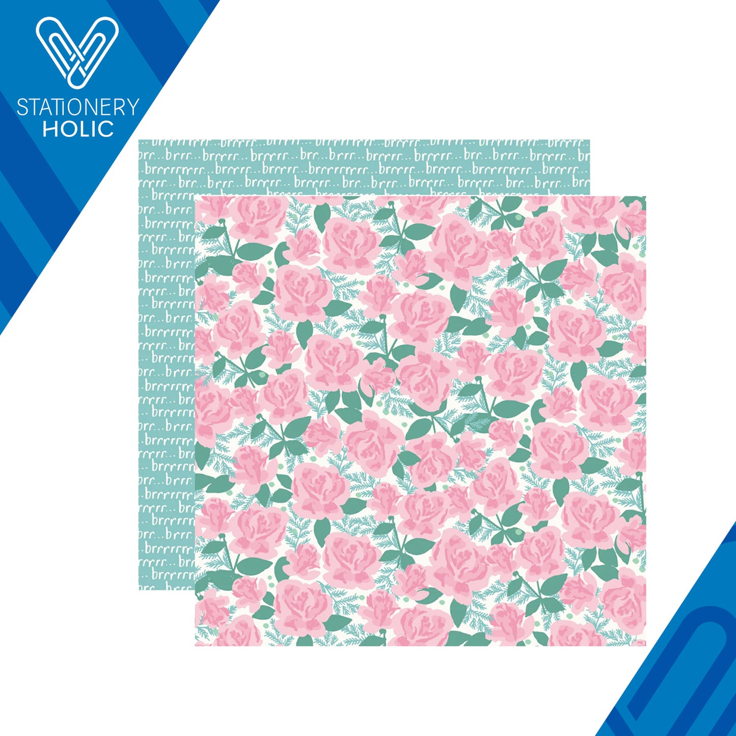 Simple Stories - Hoja Papel 12 x 12 - Winter Wonder - Sparkle Season