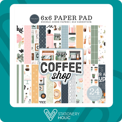 Echo Park - Bloc Papel 6 x 6 - Coffee Shop