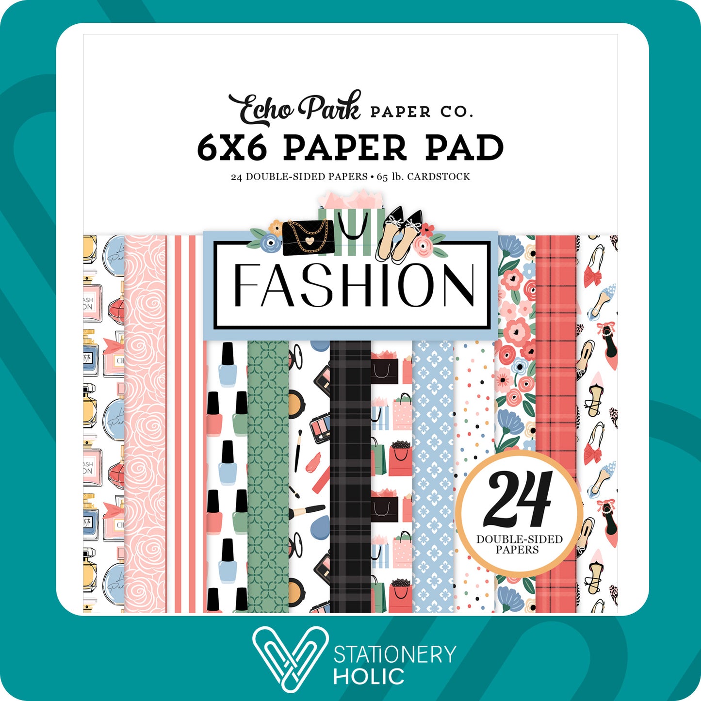 Echo Park - Bloc Papel 6 x 6 - Fashion