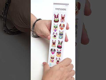 Pipsticks - Stickers 2x8" - Pawsitive Vibes