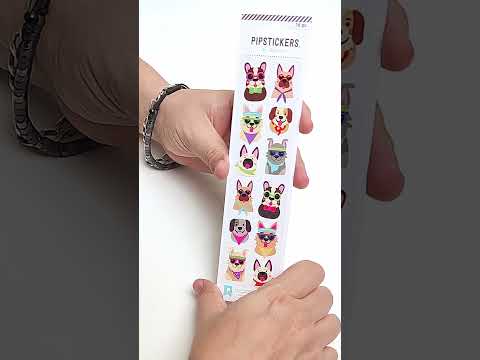 Pipsticks - Stickers 2x8" - Pawsitive Vibes