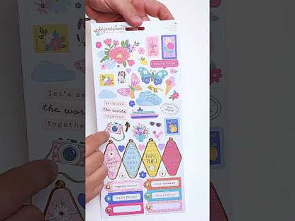 Paige Evans - Stickers 6 x 12 - Adventurous