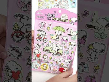 Peanuts - Puffy Stickers - Snoopy Big Shining Celeste