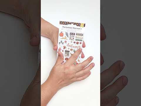 American Crafts - Puffy Stickers - Farmstead Harvest