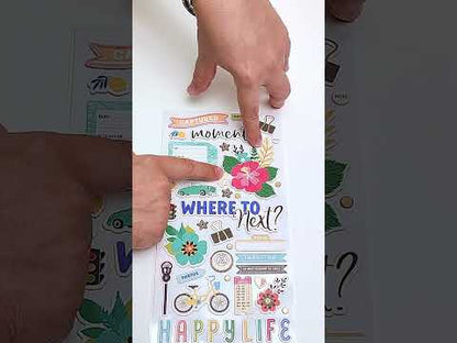American Crafts - Thickers - Happy Life