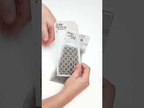 Tim Holtz - Stencil - Linked Square