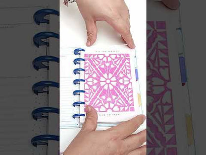 Happy Planner - Planner Deluxe Mini 12 meses (no fechado) - Sunshine Splash