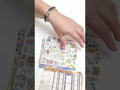 Memory Place - Bloc Papel 6 x 6 (24 hojas) - Bon Voyage