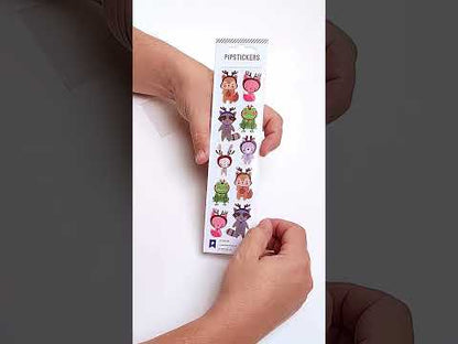 Pipsticks - Stickers 2x8" - Oh Deer Me!