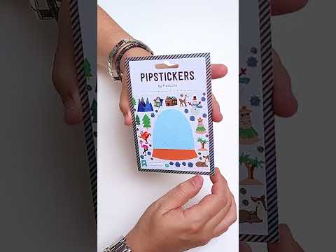 Pipsticks - Stickers 4x4" - Around The Globe