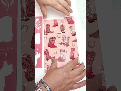 Happy Planner - Stencils - Western Bloom