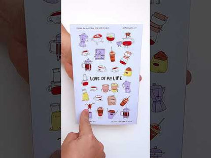 Gaby Art - Hoja Stickers 5.5 x 8.5" - Love Of My Life