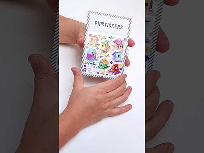 Pipsticks - Stickers 4x4" - Booked A Room