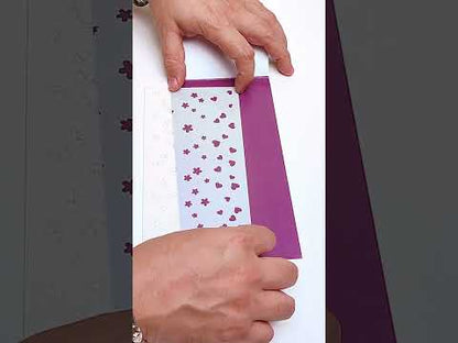 Creative Expressions - Stencil En Capas 4 x 8 Washi Strip - Ditsy Print