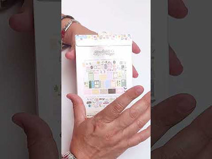 Crate Paper - Ephemera y Washi Stickers - Moonlight Magic
