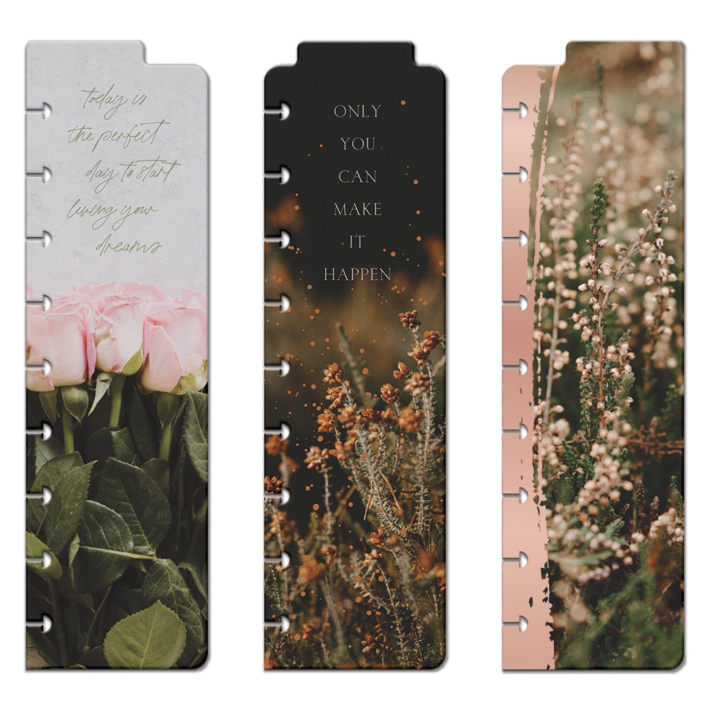 Happy Planner - Bookmarks Classic - Moody Florals