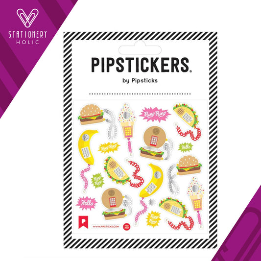 Pipsticks - Stickers 4x4" - Call Me a Foodie