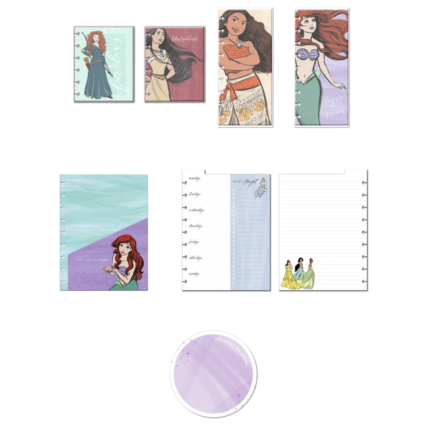 Happy Planner - Companion Pack - Strong At Heart Disney Princess