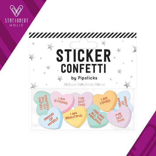 Pipsticks - Stickers Confetti - Heartening