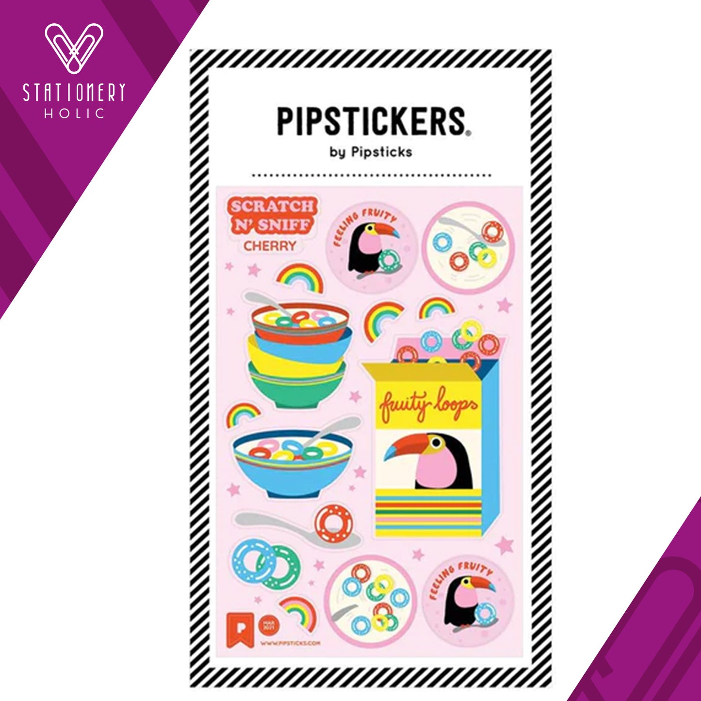 Pipsticks - Stickers Scratch 'n Sniff - Loop-De-Loops