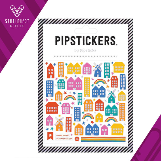 Pipsticks - Stickers 4x4" - Vibrant Village