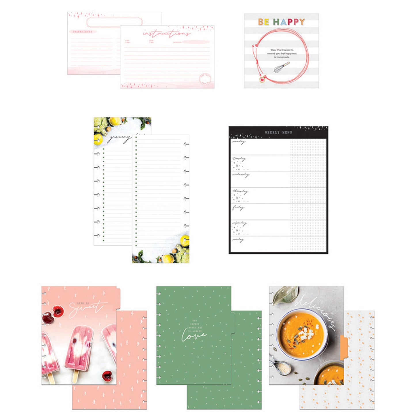 Happy Planner - Companion Pack - Foodie