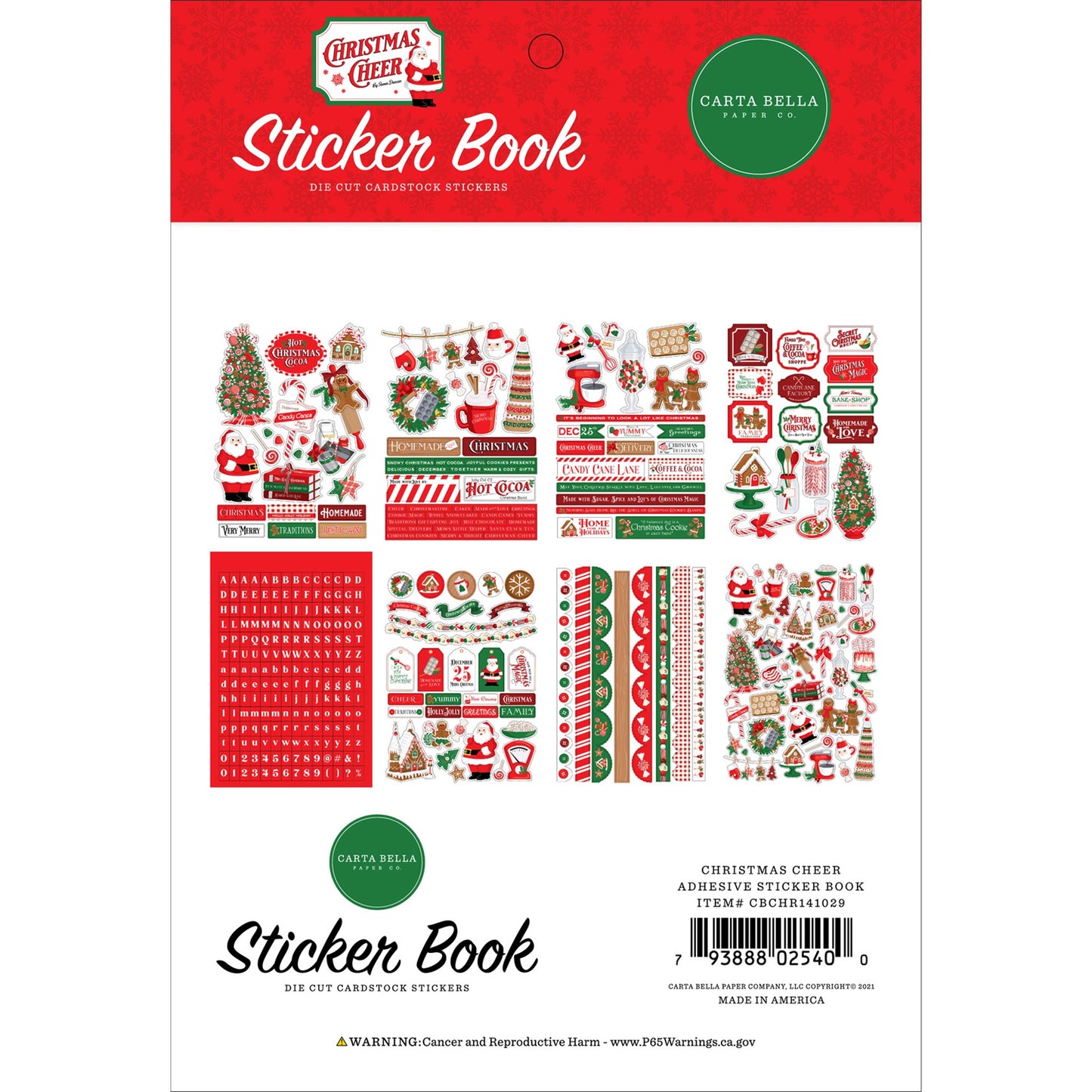 Echo Park - Sticker Book - Christmas Cheer